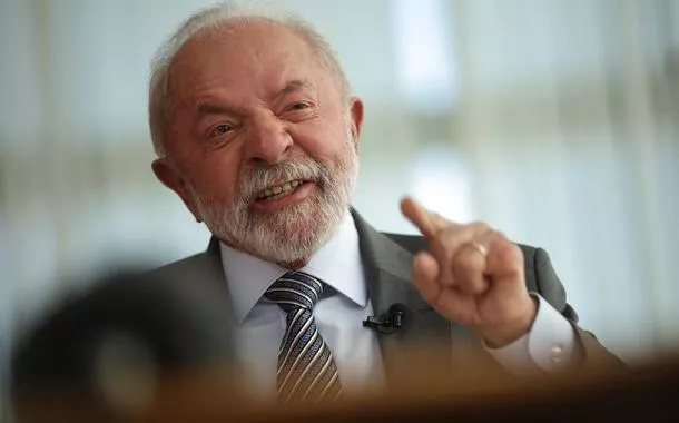 Presidente Luiz Inácio Lula da Silva durante entrevista à Reuters no Palácio da Alvorada - 06/08/2025 