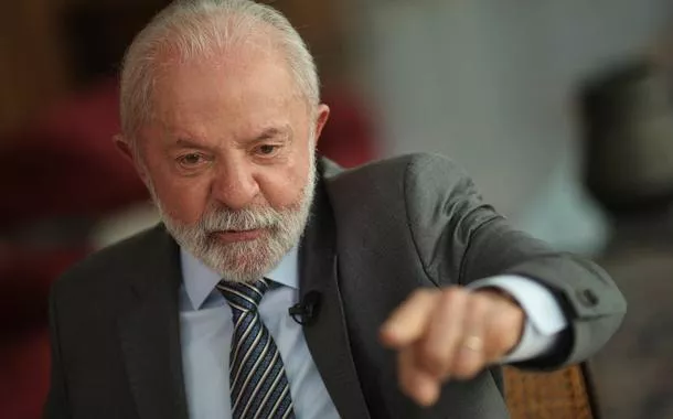 Presidente Luiz Inácio Lula da Silva durante entrevista à Reuters no Palácio da Alvorada, em Brasília - 06/08/2025