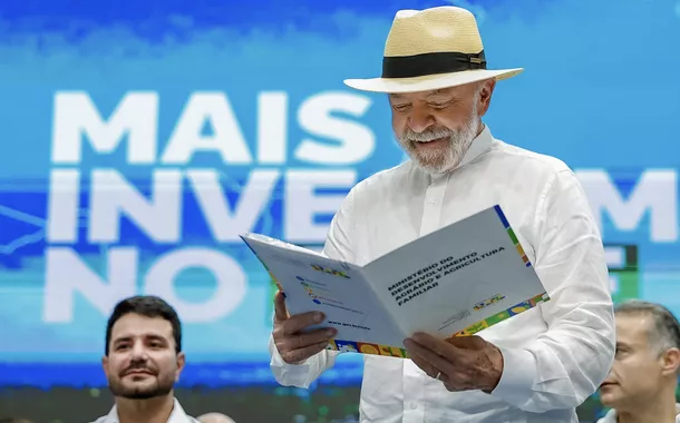 O presidente Luiz Inácio Lula da Silva - 08/08/2025