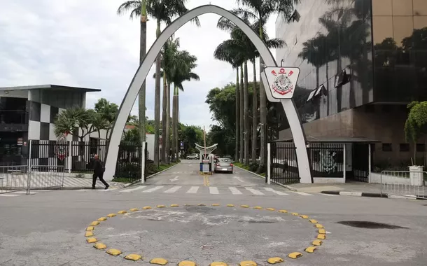 Entrada da sede social do Corinthians, o Parque São Jorge