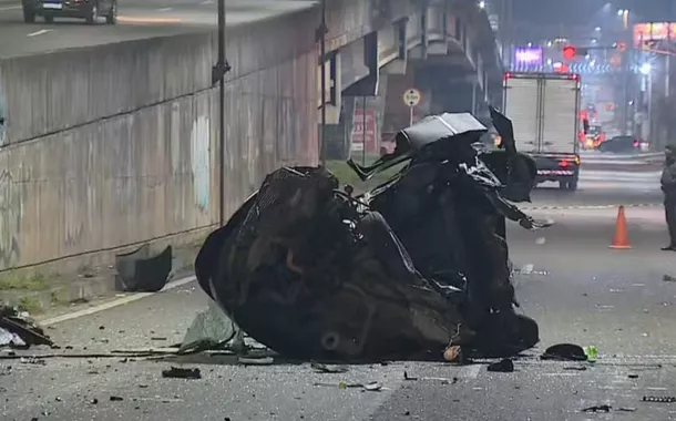 Acidente na BR-116, em São Leopoldo (RS)