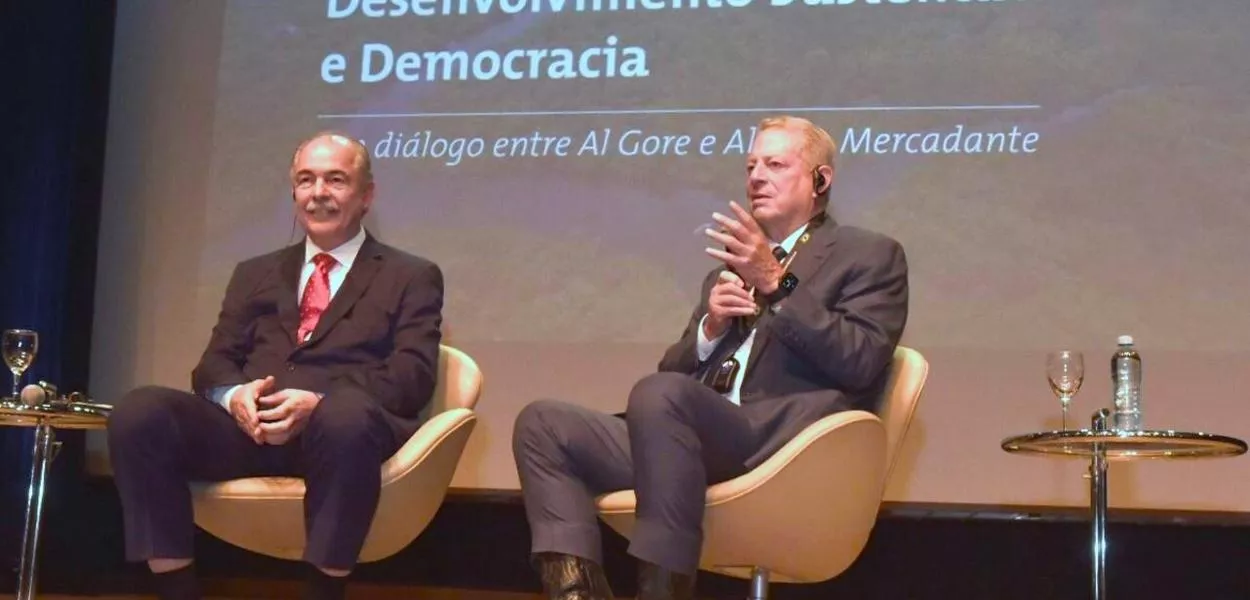 Aloizio Mercadante e Al Gore