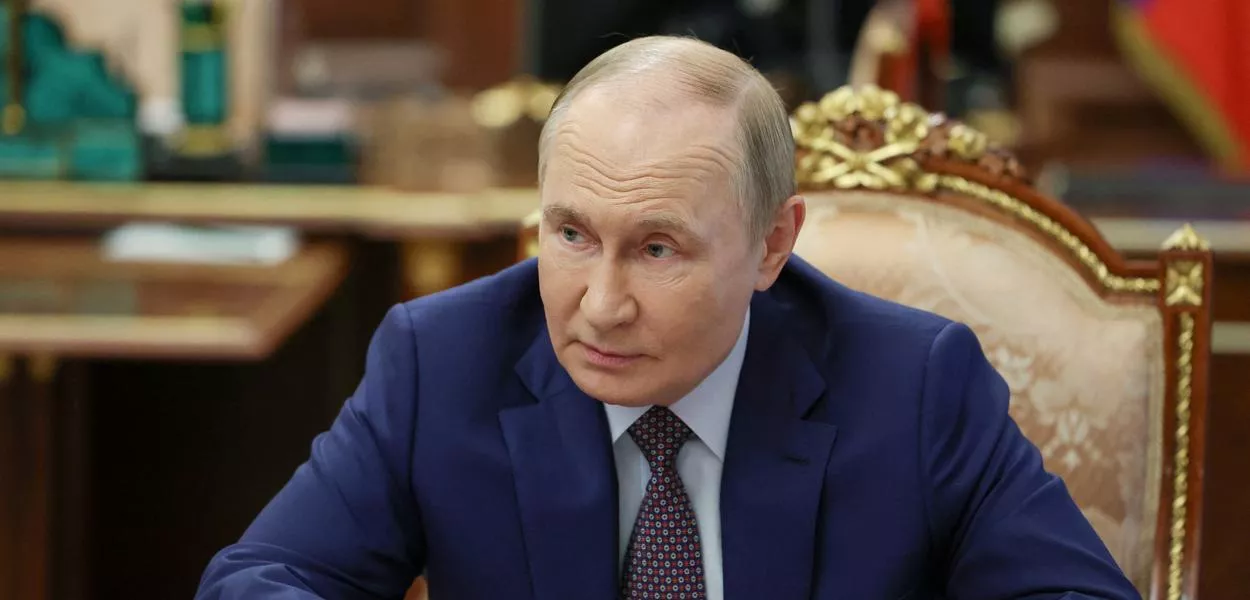 O presidente russo, Vladimir Putin, em Moscou - 12/8/2025