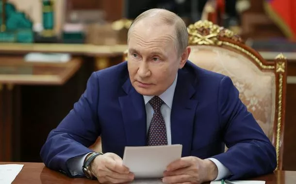 O presidente russo, Vladimir Putin, em Moscou - 12/8/2025