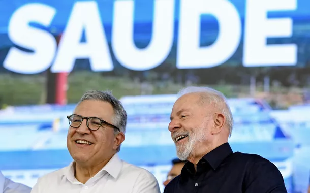 O ministro da Saúde, Alexandre Padilha, e o presidente Luiz Inácio Lula da Silva - 14/08/2025