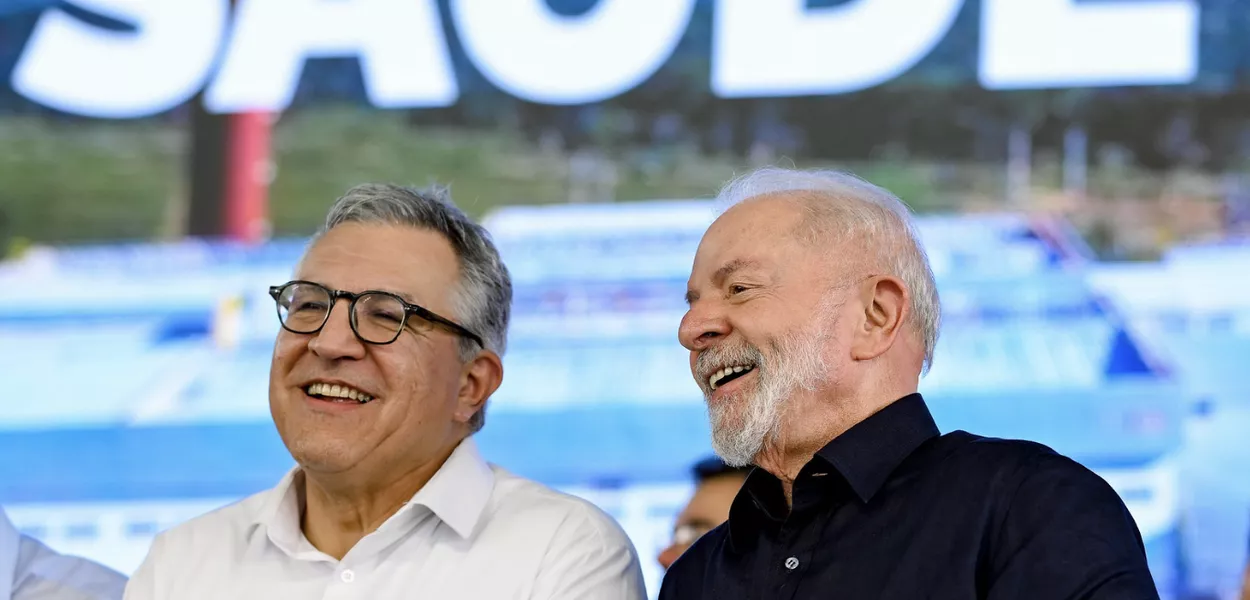 O ministro da Saúde, Alexandre Padilha, e o presidente Luiz Inácio Lula da Silva - 14/08/2025