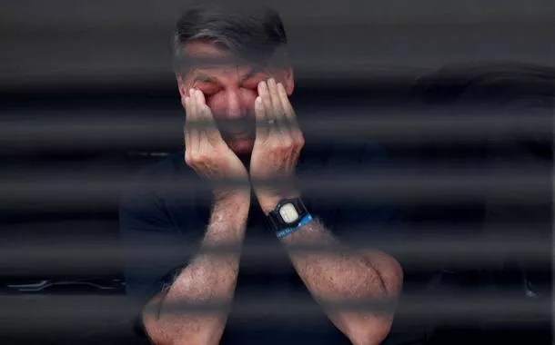 Jair Bolsonaro, em prisão domiciliar, em Brasília - 14/08/2025