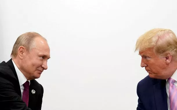 Trump e Putin, em 2019