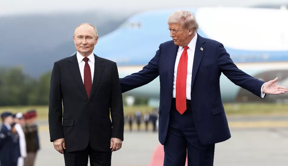 Vladimir Putin e Donald Trump - 15 de agosto de 2025