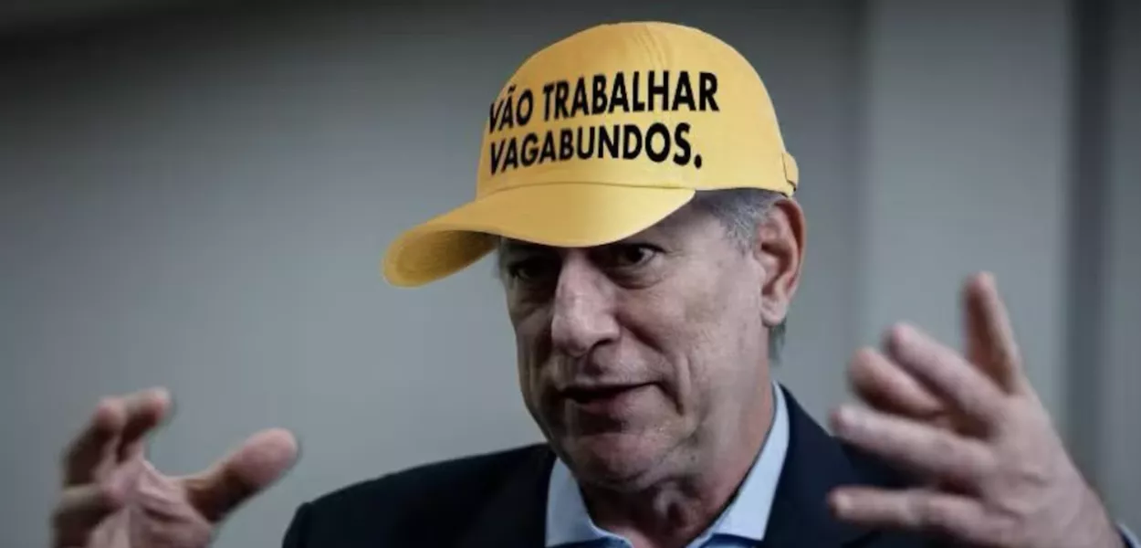 Ciro Gomes com seu boné