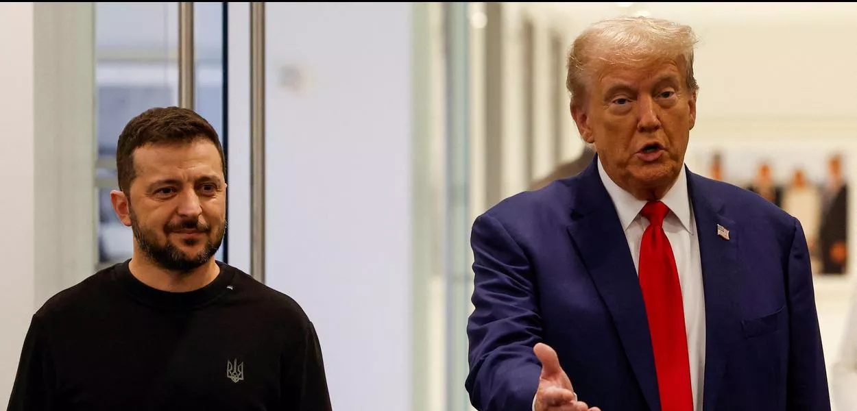 Volodymyr Zelensky e Donald Trump