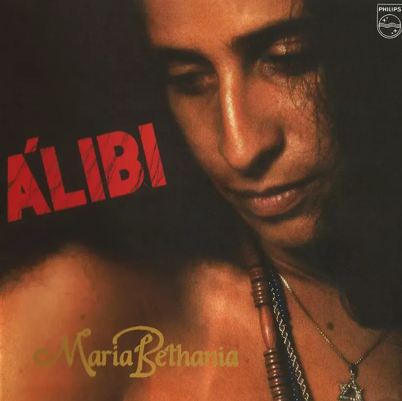 Capa do disco "Álibi" (1978), de Maria Bethânia 