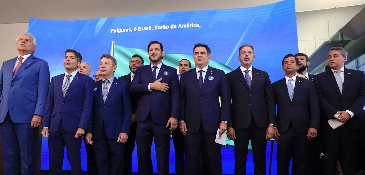 Cerimônia de anúncio da formação da Federação União Progressista
