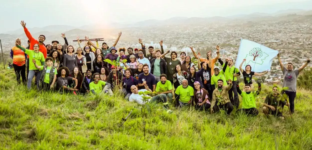 Serra do Vulcão, no Parque Natural Municipal de Nova Iguaçu, Rio de Janeiro