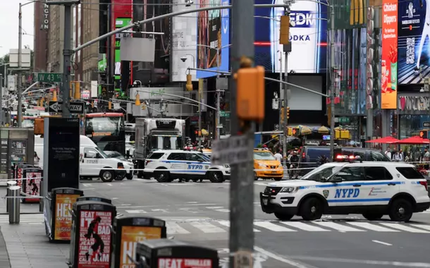 Times Square interditada