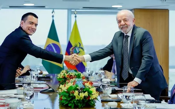Lula e Noboa defendem reaproximação Brasil-Equador e firmam acordos em energia, agricultura e combate ao crime
