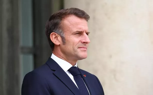 O presidente francês Emmanuel Macron
23/07/2025
