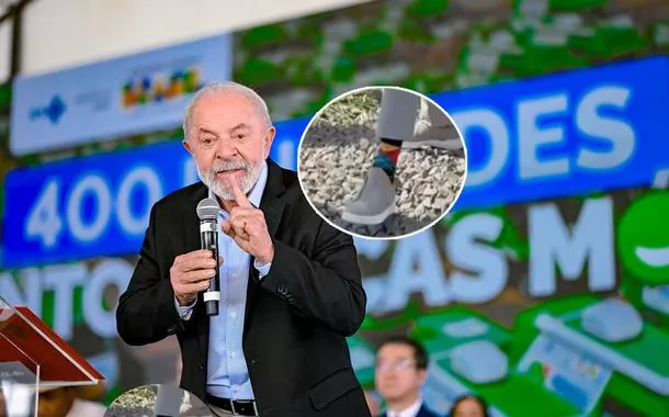 Lula: “tem gente que tem tornozeleira, eu tenho meia bonita”
