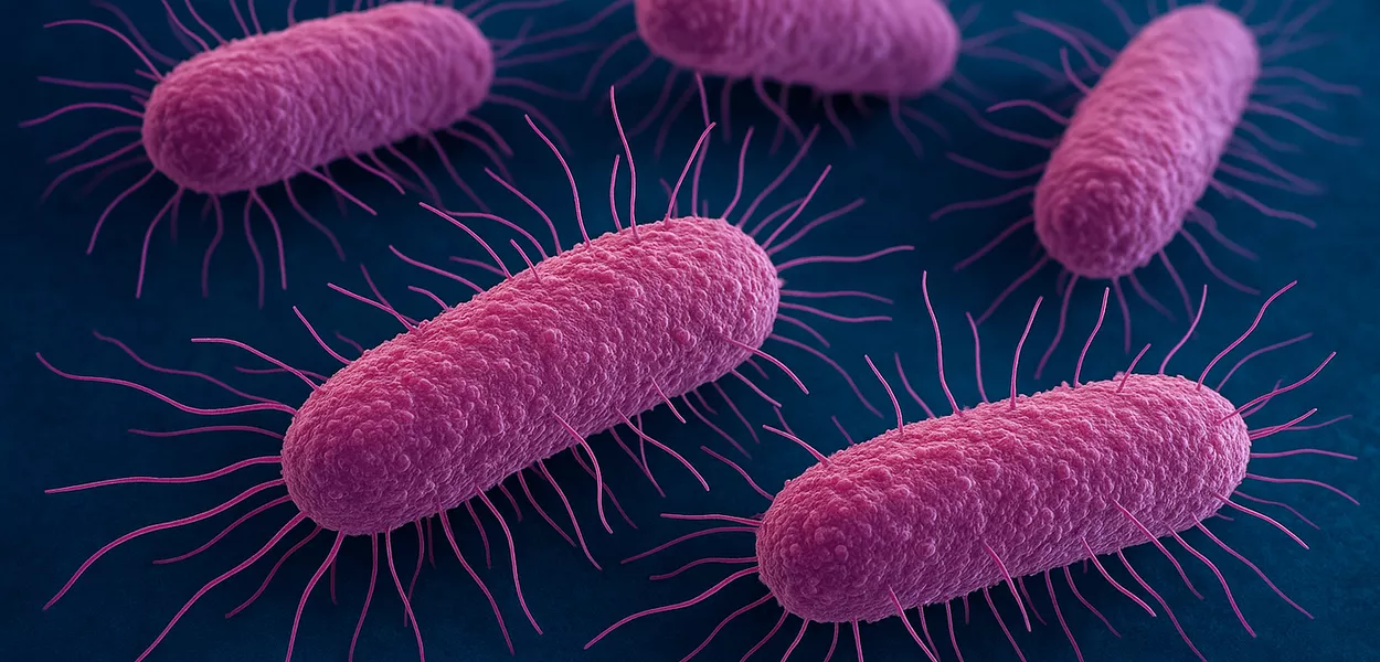 Bactéria Yersinia pestis, causadora da ‘peste negra’ ou ‘peste bubônica’