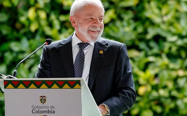 Presidente da República, Luiz Inácio Lula da Silva, durante Declaração dos Presidentes à imprensa. Plaza de Armas – Bogotá (Colômbia)

Foto: Ricardo Stuckert / PR