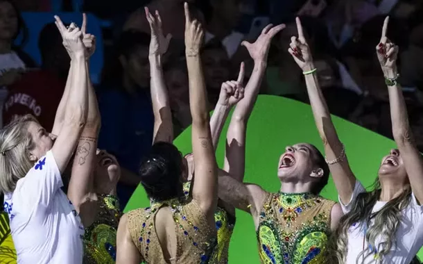 ‘Leoas’ do Brasil fazem história com prata inédita no Mundial de ginástica rítmica no Rio