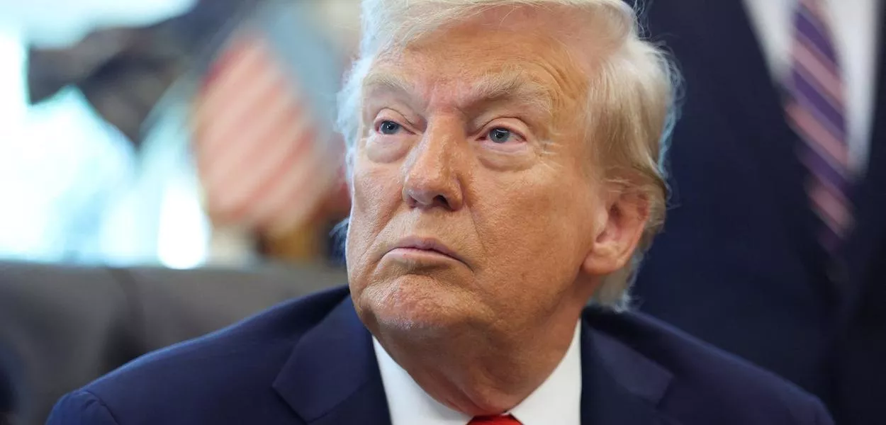 O presidente dos EUA, Donald Trump, na Casa Branca - 25/08/2025    