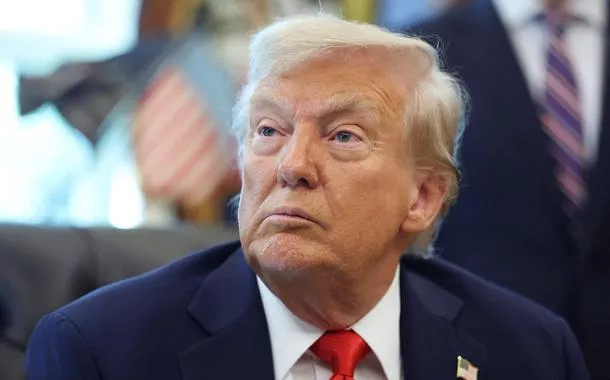 O presidente dos EUA, Donald Trump, na Casa Branca