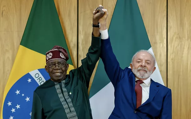 Os presidentes Bola Tinubu e Lula em Brasília - 25 de agosto de 2025