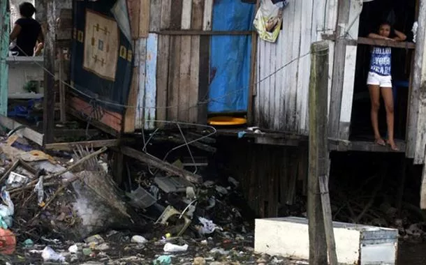 Comunidade pobre no Pará