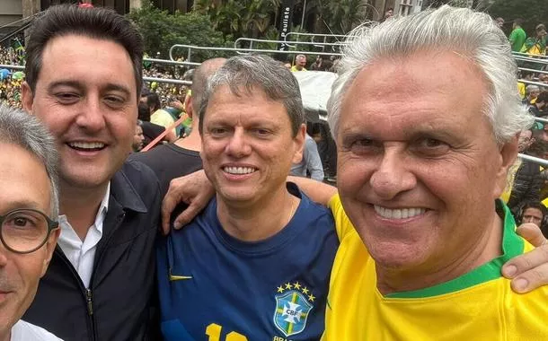 Romeu Zema, Ratinho Júnior, Tarcísio de Freitas e Ronaldo Caiado