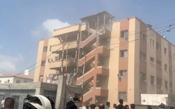 Hospital Nasser, em Khan Younis, Faixa de Gaza