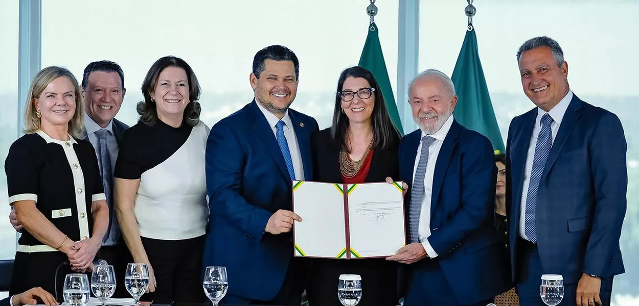 Presidente da República, Luiz Inácio Lula da Silva, durante cerimônia de assinatura das nomeações de novos diretores de agências reguladoras. Palácio do Planalto – Brasília (DF)