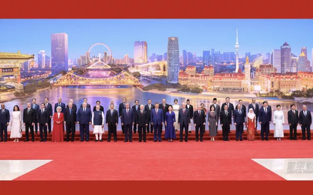 Xi Jinping recebe líderes internacionais na cúpula da OCX