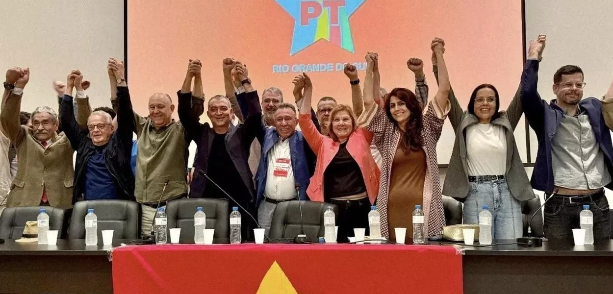 Lideranças dos partidos de centro-esquerda no RS