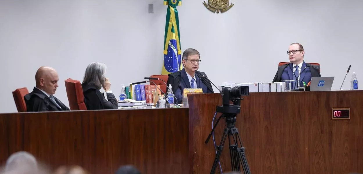Procurador-geral da República, Paulo Gonet, durante abertura do julgamento da trama golpista
