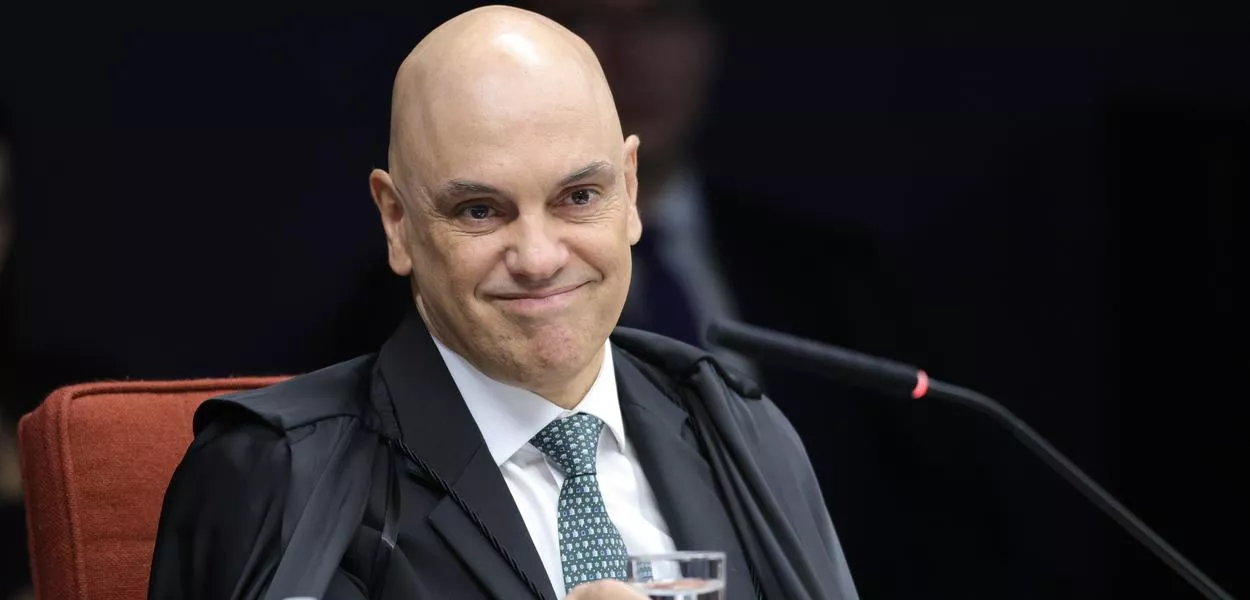 Brasília (DF) 02/09/2025 - O ministro relator Alexandre de Moraes, na sessão de STF de julgamento de Bolsonaro e de mais sete réus da trama golpista