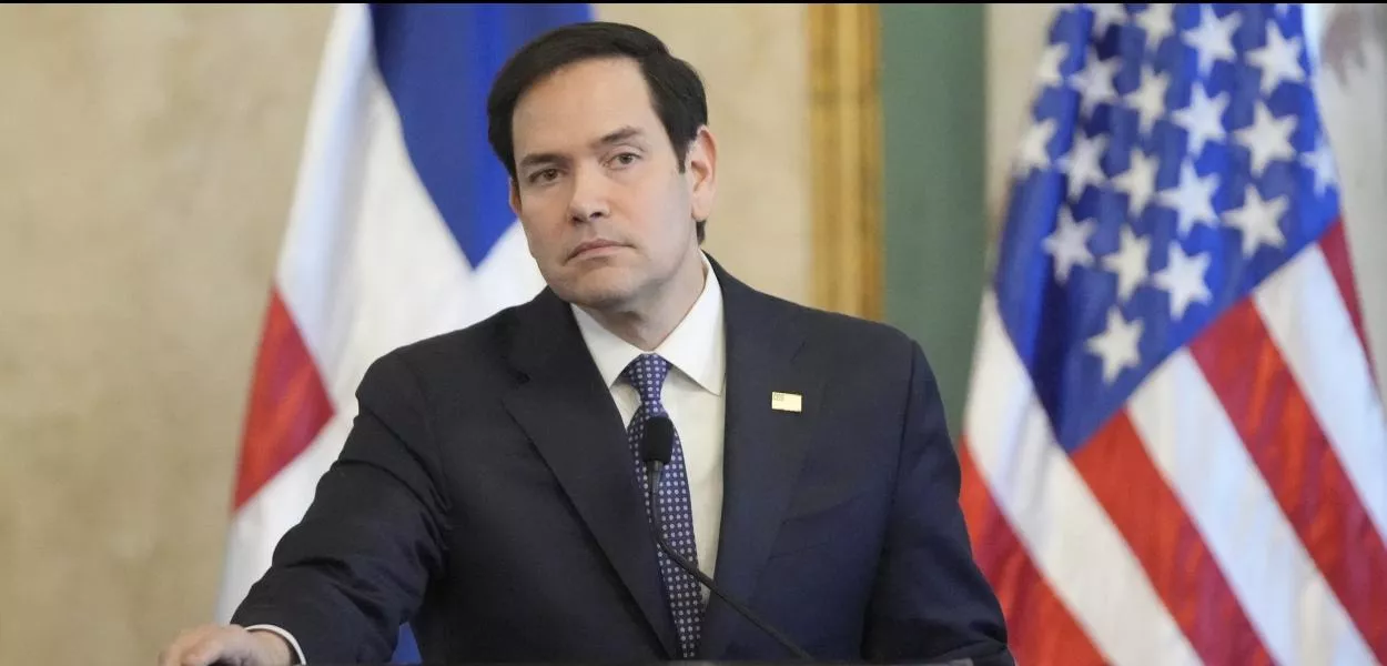 O secretário de Estado dos EUA, Marco Rubio