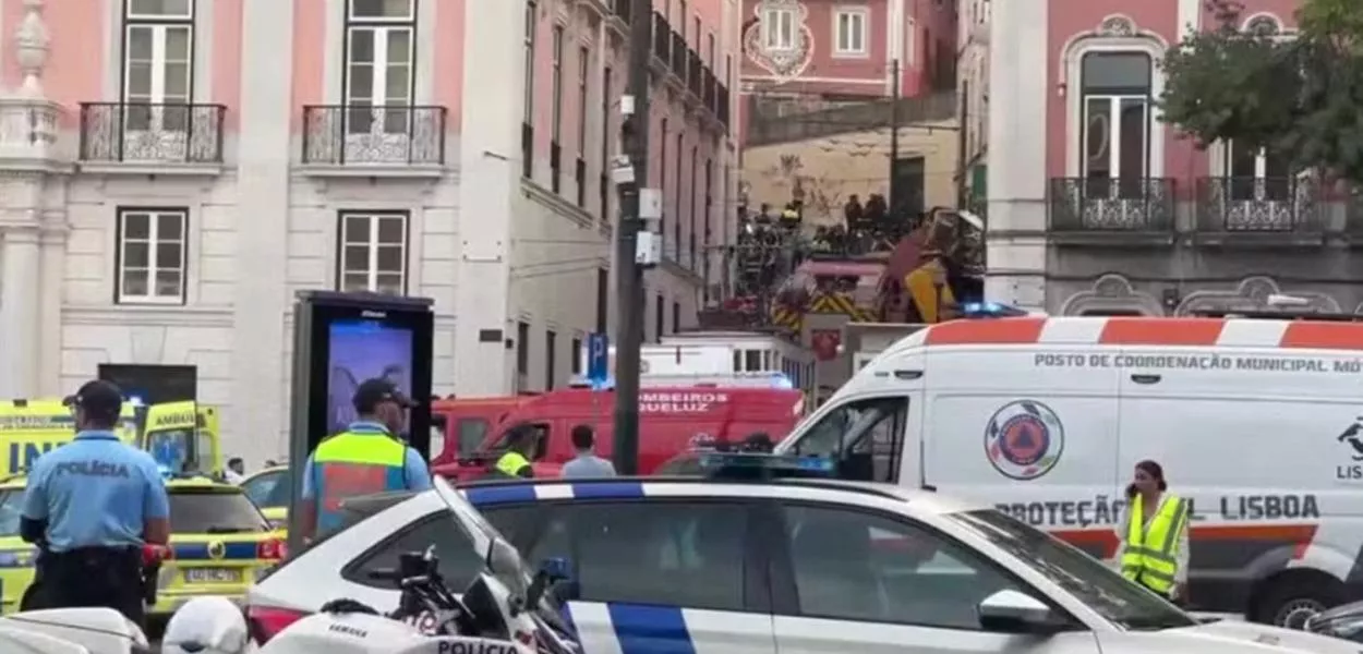 Acidente com bondinho em Lisboa