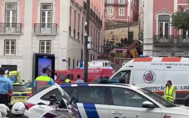 Acidente com bondinho em Lisboa
