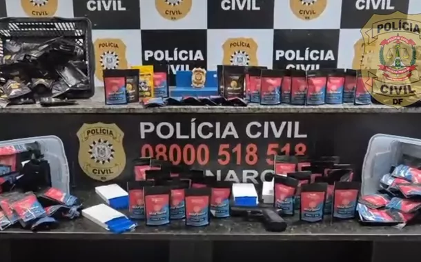 Materiais apreendidos durante a Operação Psicose