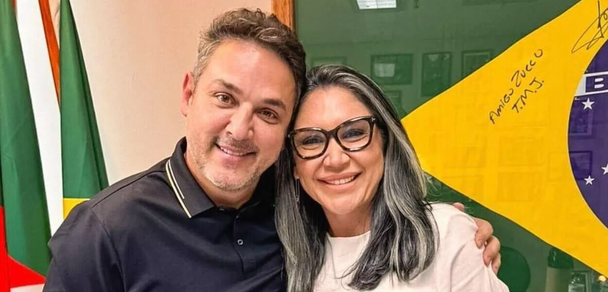 Luciano Zucco e Paula Lopes