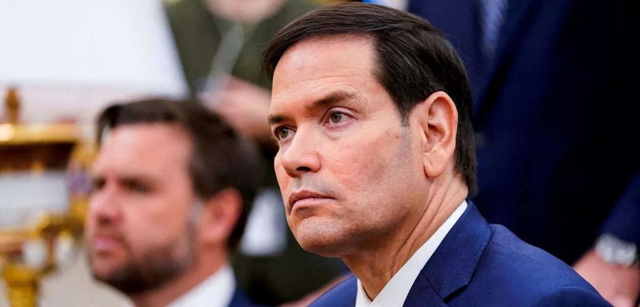 O secretário de Estado dos EUA, Marco Rubio, em Washington, D.C. - 17/07/2025
