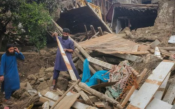 Consequências de um terremoto no Afeganistão
