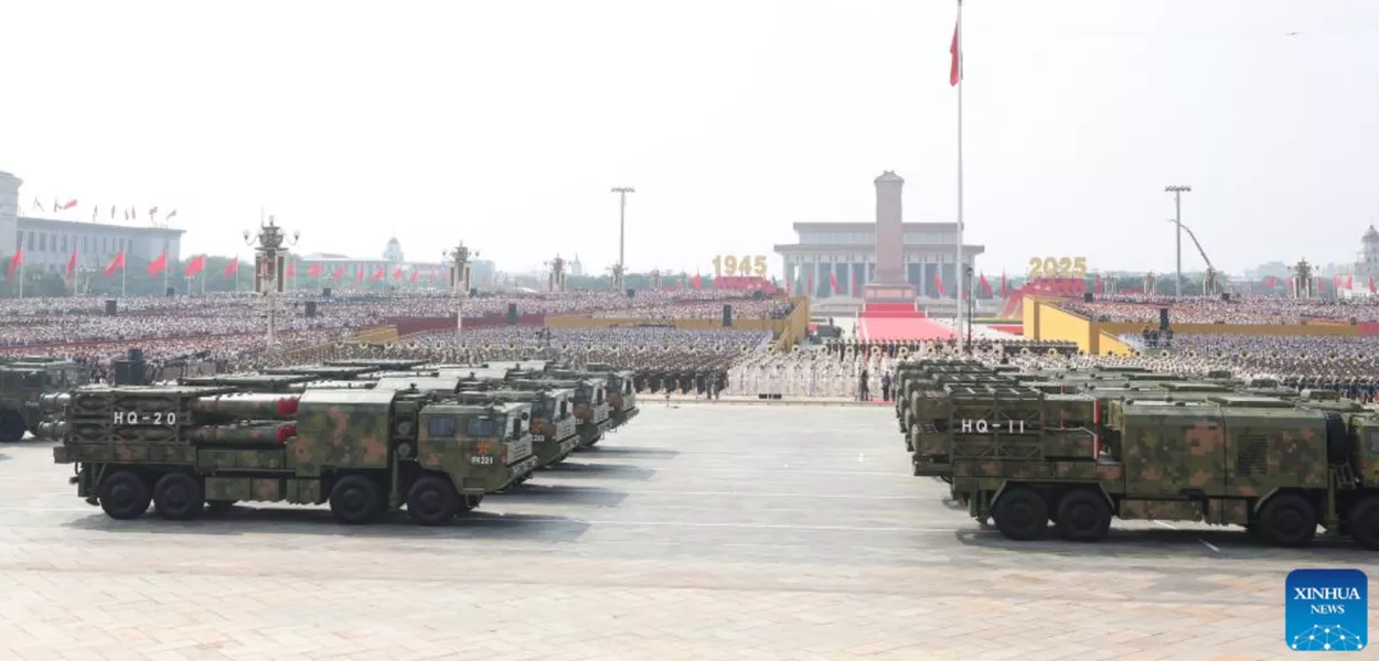 Desfile militar no Dia da Vitória da China