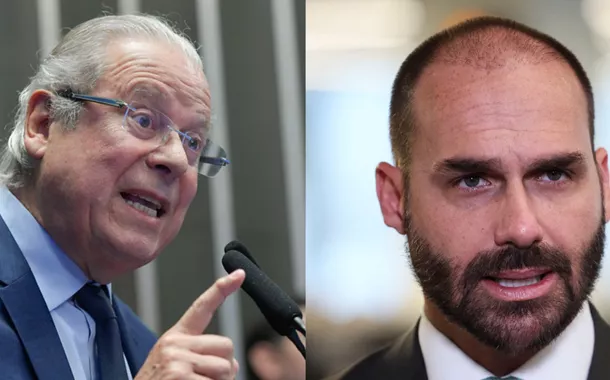 José Dirceu e Eduardo Bolsonaro