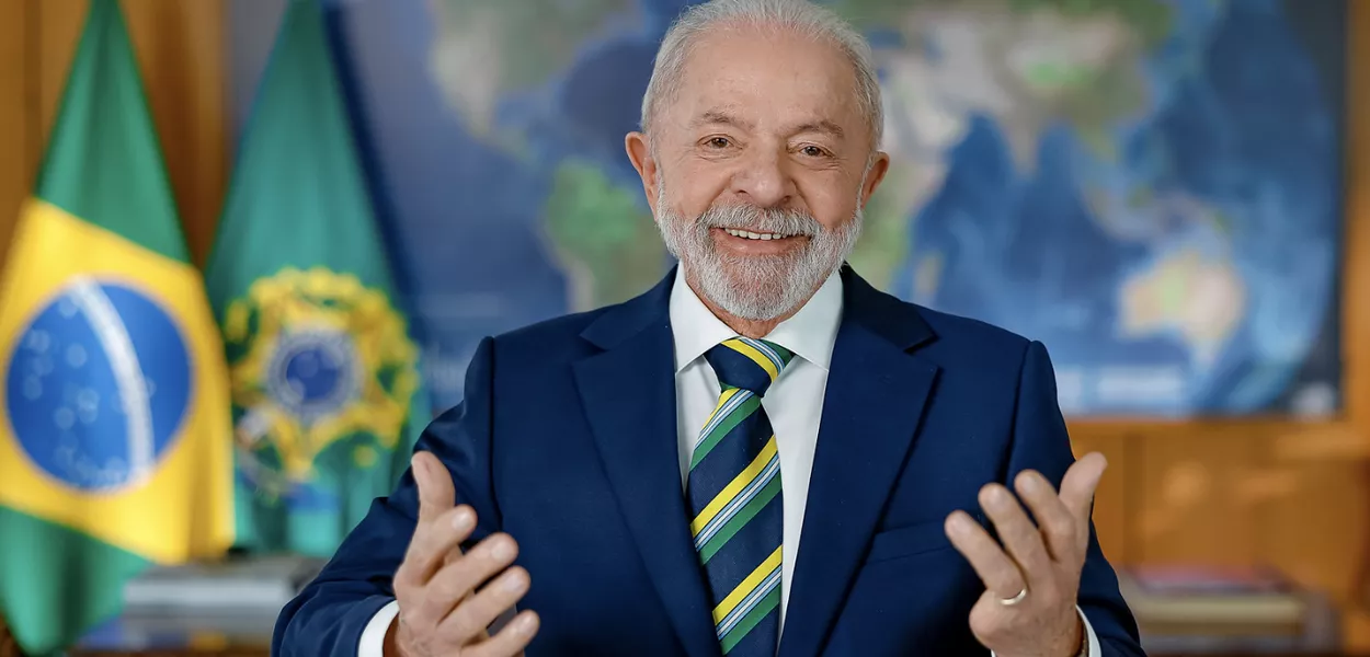 O presidente Luiz Inácio Lula da Silva