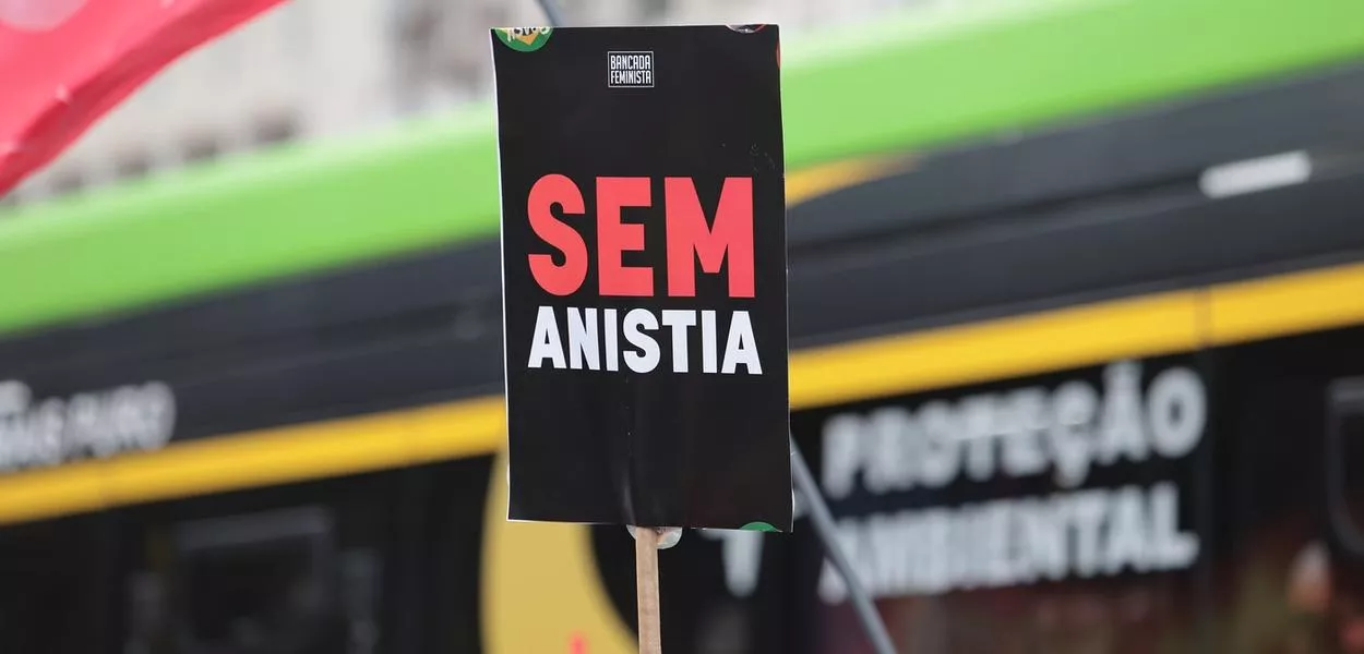São Paulo (SP), 07/09/2025 - Ato em defesa da soberania e contra a anistia aos golpistas, na Praça da República