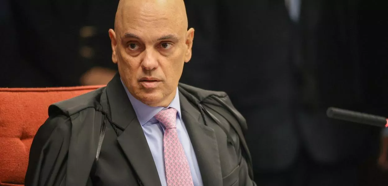 Brasília (DF) 09/09/2025 - O ministro relator Alexandre de Moraes durante sessão da Primeira Turma do  Supremo Tribunal Federal (STF) que retoma o julgamento dos réus do Núcleo 1 da trama golpista  