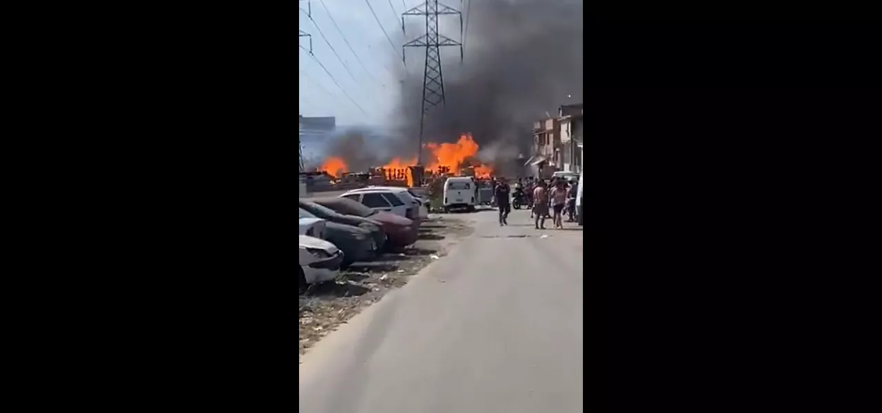 Incêndio no Rio Janeiro