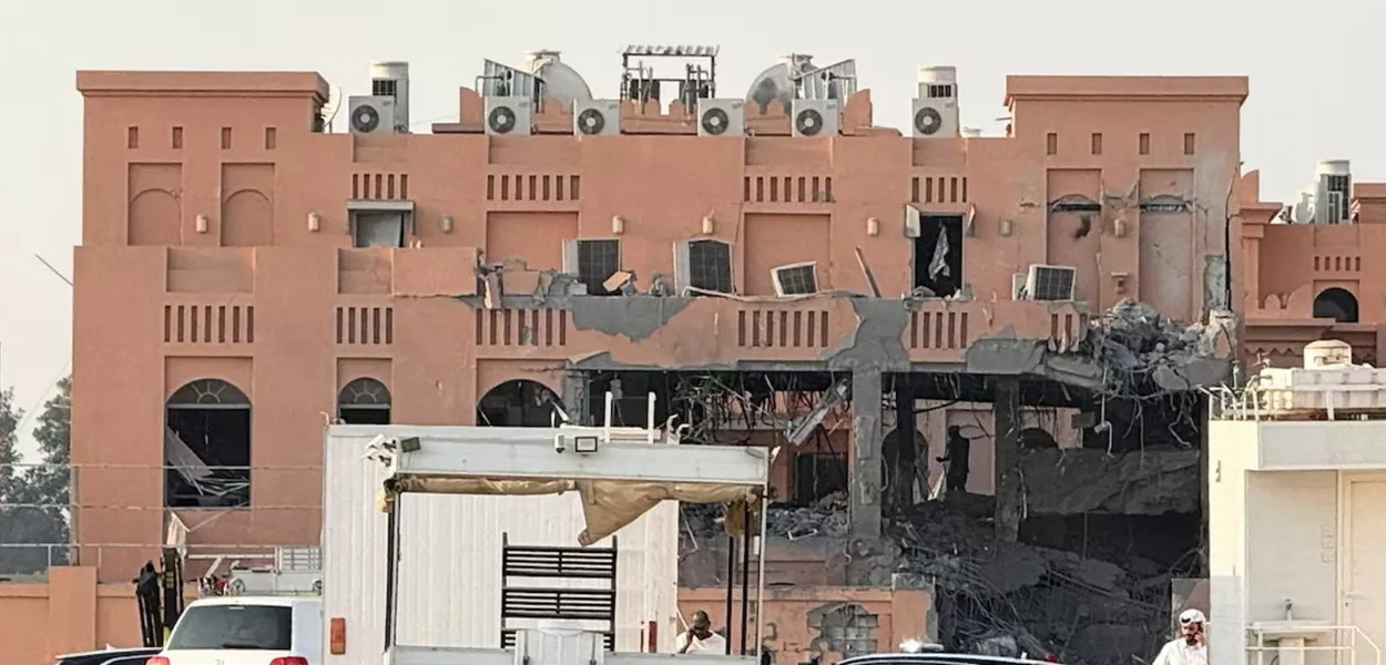 Fumaça sobe após várias explosões ouvidas em Doha, Catar, 9 de setembro de 2025